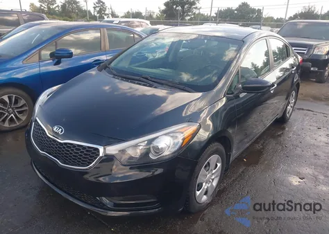 2014 Kia Forte Lx z USA, uszkodzony, nr VIN KNAFK4A62E5129184